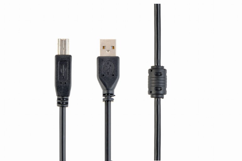 GEMBIRD Premium quality USB A-plug to B-plug cable, 10 ft | CCF-USB2-AMBM-10