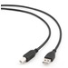 USB 2.0 CABLE GEMBIRD black color | CCP-USB2-AMBM-6