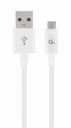 GEMBIRD Micro-USB charging and data cable, 1 m, white | CC-USB2P-AMmBM-1M-W
