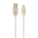 GEMBIRD Premium rubber Micro-USB charging and data cable, 2 m, white | CC-USB2R-AMmBM-2M-W