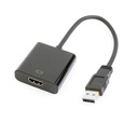 GEMBIRD USB to HDMI display adapter, black | A-USB3-HDMI-02