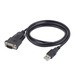 GEMBIRD USB to DB9M serial port converter cable, black, 1.5 m | UAS-DB9M-02