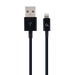 GEMBIRD 8-pin charging and data cable, 2 m, black | CC-USB2P-AMLM-2M