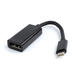GEMBIRD USB-C to DisplayPort adapter, black | A-CM-DPF-01