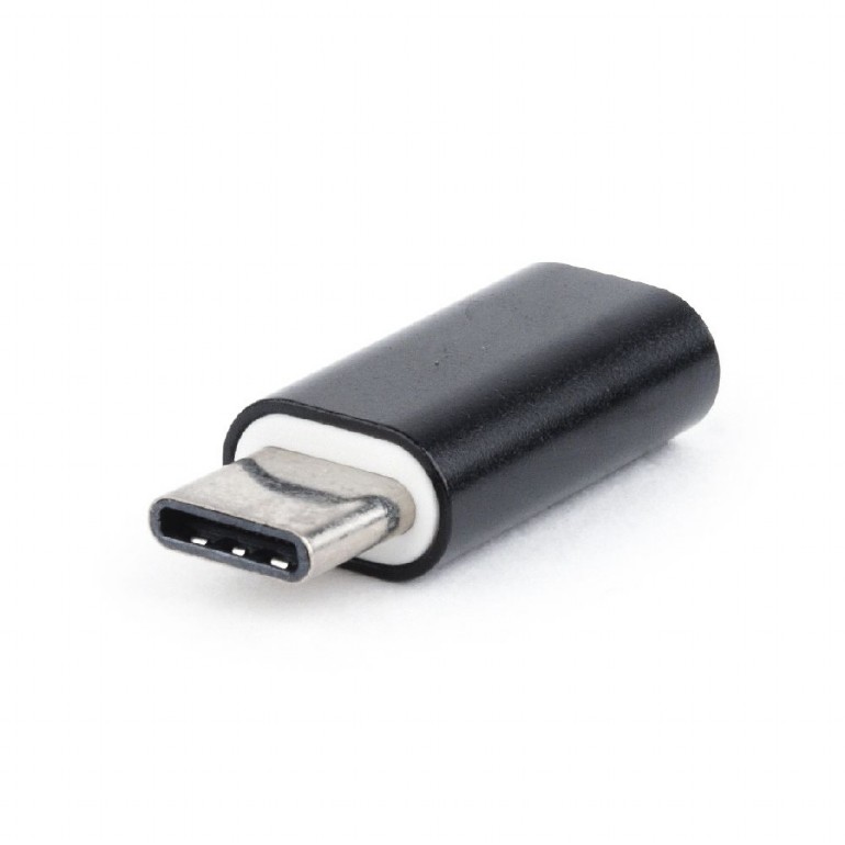 GEMBIRD USB Type-C adapter (CM/8-pin F), black | A-USB-CM8PF-01