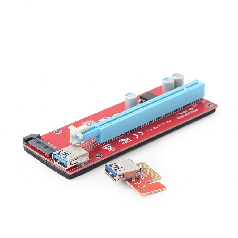 GEMBIRD PCI-Express riser add-on card, SATA power | RC-PCIEX-05
