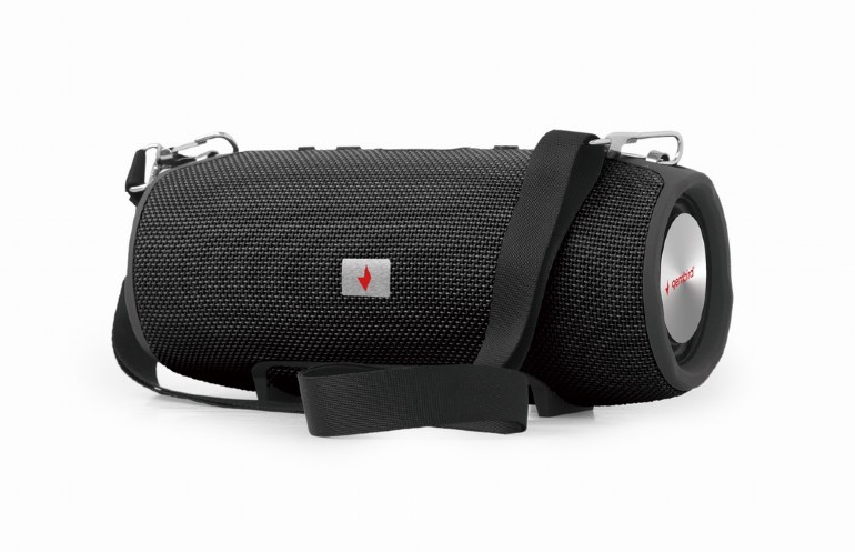 GEMBIRD Portable Bluetooth speaker with powerbank function, black | SPK-BT-06