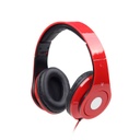 GEMBIRD Folding stereo headphones &quot;Detroit&quot;, red | MHS-DTW-R
