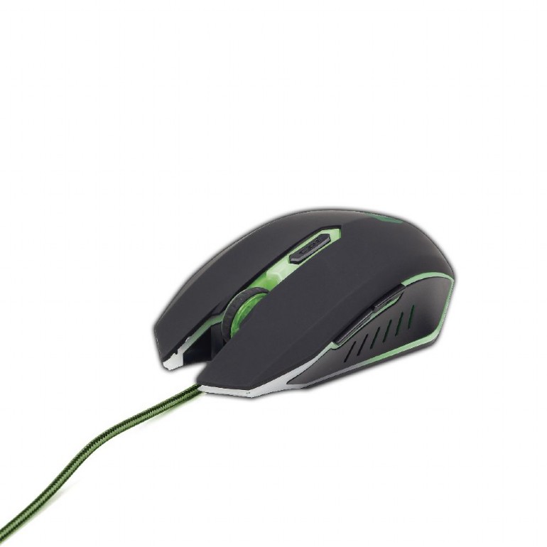 GEMBIRD Gaming mouse, USB, green | MUSG-001-G