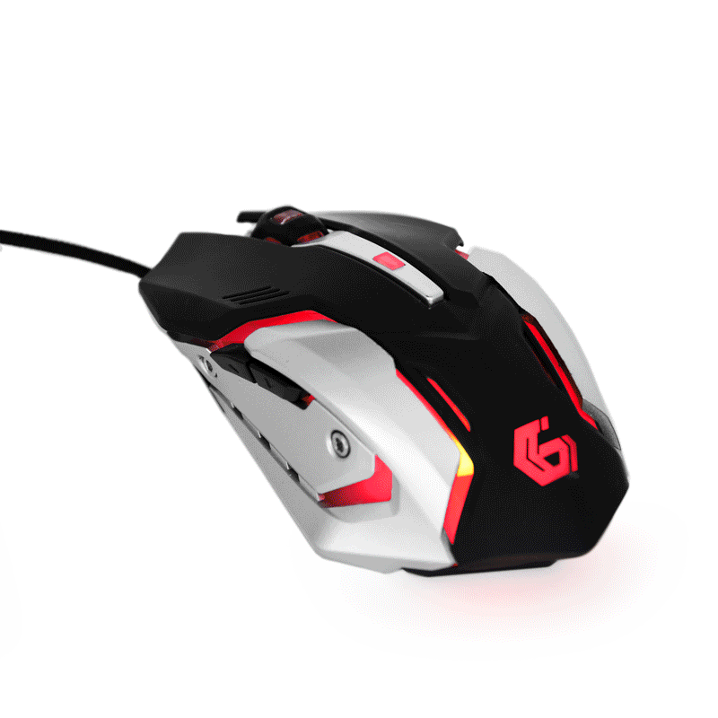 GEMBIRD Programmable RGB gaming mouse, black | MUSG-07