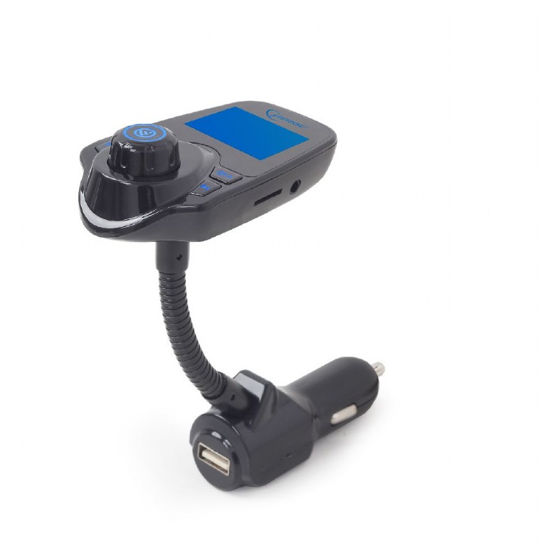 GEMBIRD Bluetooth carkit with FM-radio transmitter, black | BTT-01