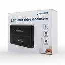 GEMBIRD USB 3.0 2.5'' enclosure, black | EE2-U3S-2