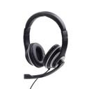 GEMBIRD Stereo headset, Black color with white ring | MHS-03-BKWT