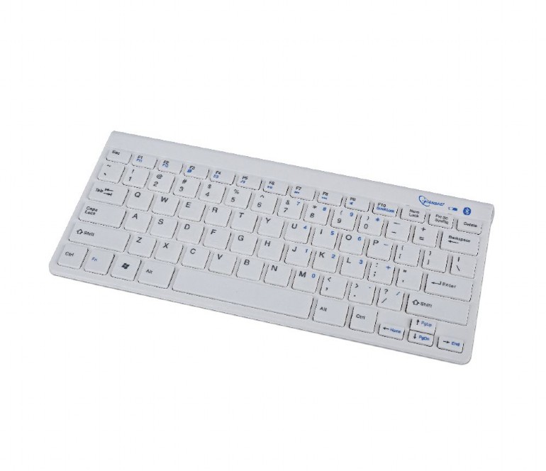 GEMBIRD Bluetooth keyboard, DE layout, white | KB-BT-001-W-DE