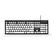 GEMBIRD &quot;Chocolate&quot; keyboard, USB, US layout, black | KB-CH-01