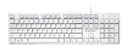 GEMBIRD Multimedia &quot;chocolate&quot; keyboard, USB, US layout, white | KB-MCH-03-W