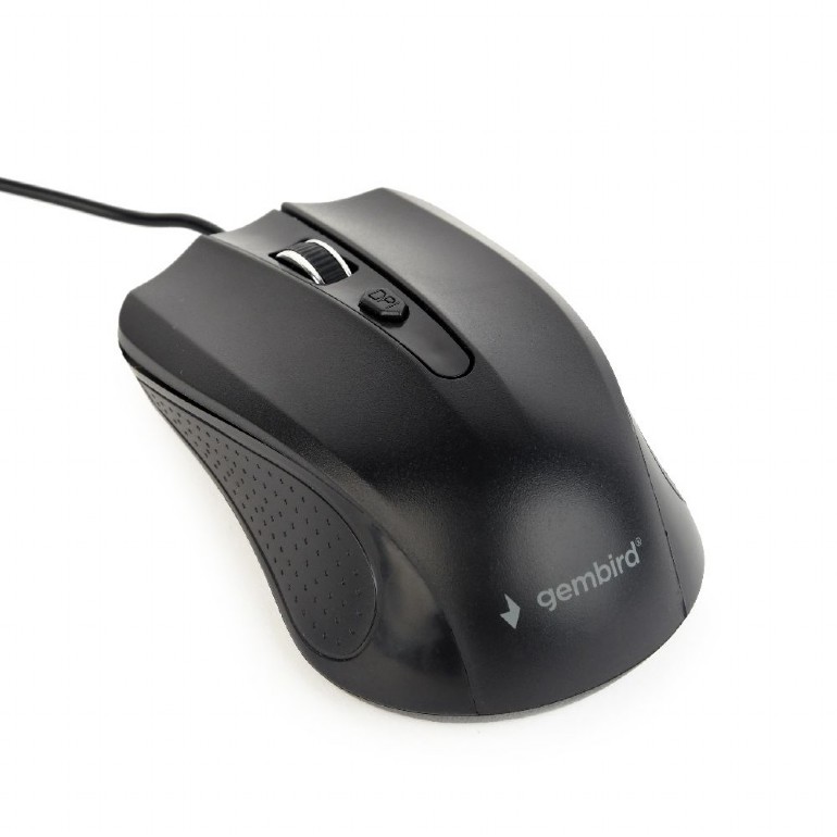 GEMBIRD Optical mouse, USB, black | MUS-4B-01