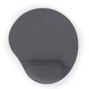 GEMBIRD Gel mouse pad with wrist support, grey | MP-GEL-GR