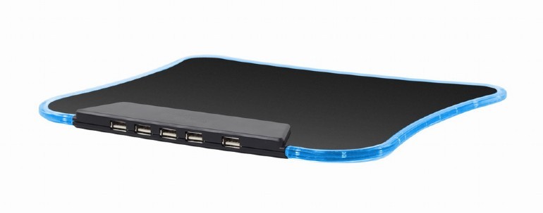 GEMBIRD LED mouse pad with 4-port USB HUB | MP-LED-4P