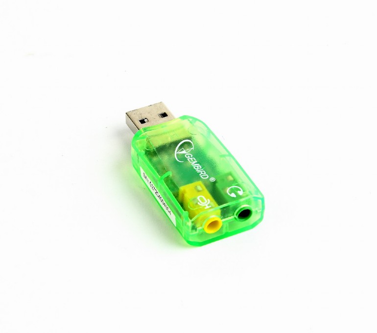 GEMBIRD USB sound card, &quot;Virtus&quot; | SC-USB-01