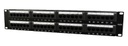 GEMBIRD Cat.5E 48 port patch panel with rear CABLE MANAGEMENT | NPP-C548CM-001