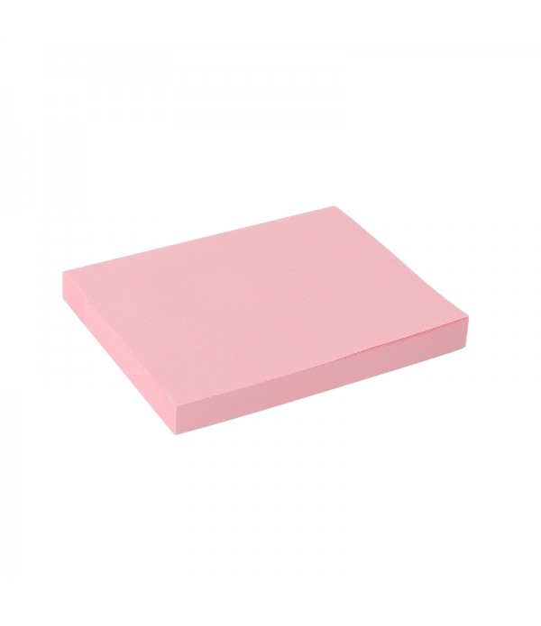 STICKY NOTES PINK PLATINET 75x100MM 100 SHEETS [43082] EOL