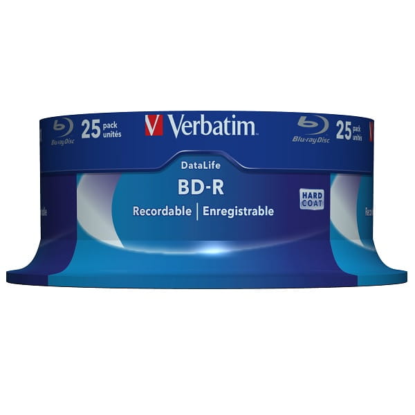 VERBATIM BD-R BLU-RAY 25GB 6X CAKE*25 [43837]