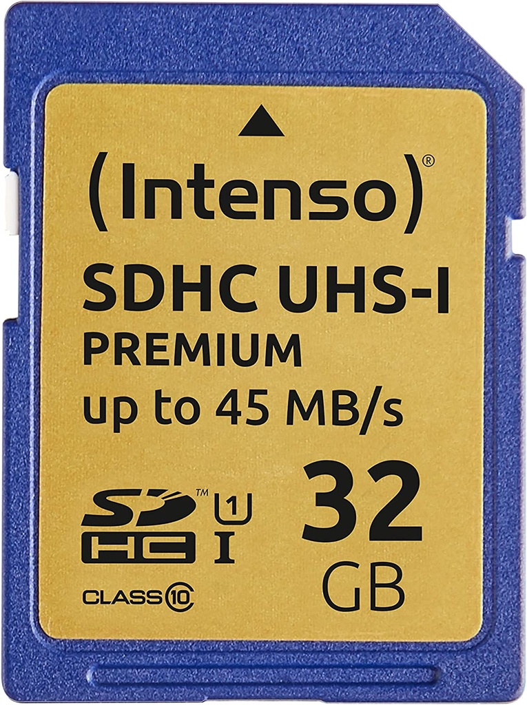 CARD SDHC 32GB CLASS 10 INTENSO 90MB/s CARD PRO UHS I [02221]