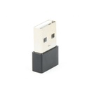 KABELL GEMBIRD ADAPTOR USB 2.0 AM to Type-C female adapter black [10062]