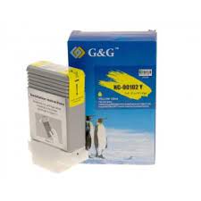 Ctrg. Canon NC-00102Y (with chip) G&amp;G (130ml) - Y EOL