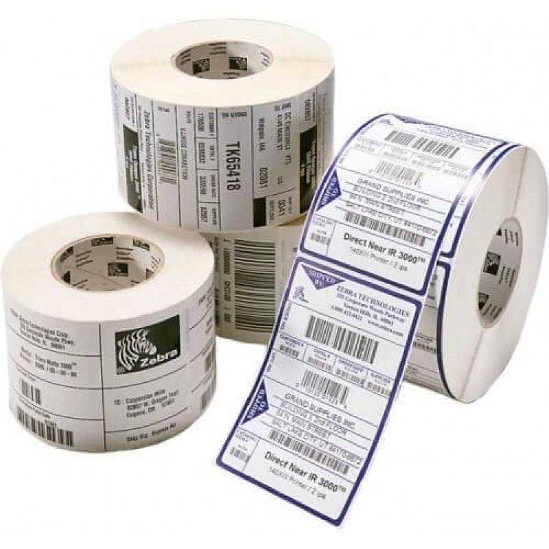 LABEL CONSUMABLES ZEBRA, PAPER, 102x152mm, THERMAL TRANSFER, 76mm CORE 76180
