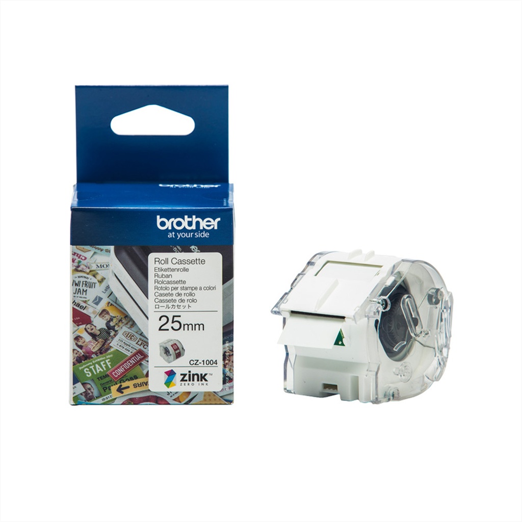 LABEL CONSUMABLES OEM BROTHER 25mm x 5M COLOR TAPE CZ1004