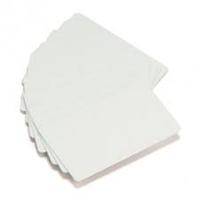 POS ACCESSORIES ZEBRA PVC WHITE CARDS 30MIL