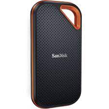 SSD SANDISK SDSSDE81-2T00-G25 SSDEX 2TB SANDISK EXTREME PRO PORTABLE USB 3.2 GEN2X2 SCHWARZ