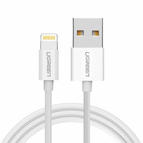 UGREEN USB-A MALE TO LIGHTNING MALE CABLE NICKEL PLATING ABS SHELL 1M (WHITE)