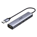 UGREEN USB-C TO 3×USB3.0 HUB+RJ45 (1000M) ETHERNET ADAPTER