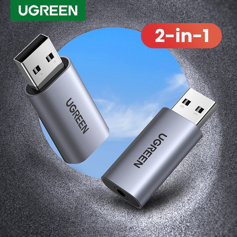 UGREEN USB 2.0 TO 3.5MM AUDIO ADAPTER 