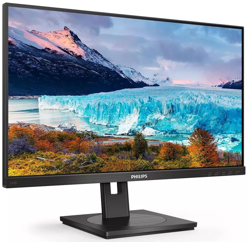MONITOR PHILIPS 243S1/00 23.8 INCH 16:9 WLED 1920X1080 1000:1 HDMI: 1x 1.4 DP 1x 1.2
