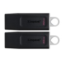 USB KINGSTON DT EXODIA 32GB USB 3.0 (2PCS) USB3.2 GEN1, BLACK+WHITE