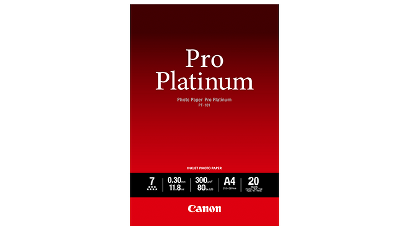 CANON Pro Platinum Photo Paper (20 Sheets) | PT-101 4x6 20SH