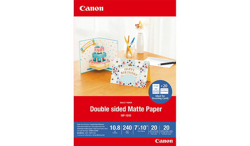 CANON Double Sided Matte Paper MP-101 A4 (50 sheets) | Double Sided Matte Paper MP-101 A4