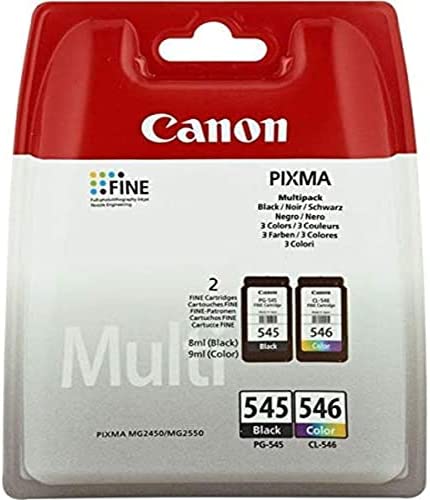 CANON Ink Value Pack (Black &amp; Colour Cartridges) | PG-545/CL-546 Multi pack 