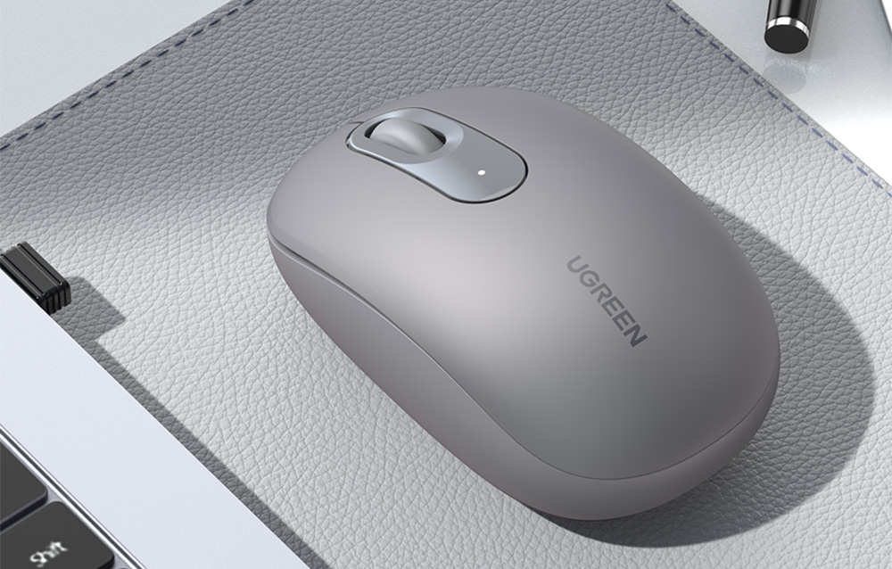 UGREEN 2.4G Wireless Mouse Moonlight Gray