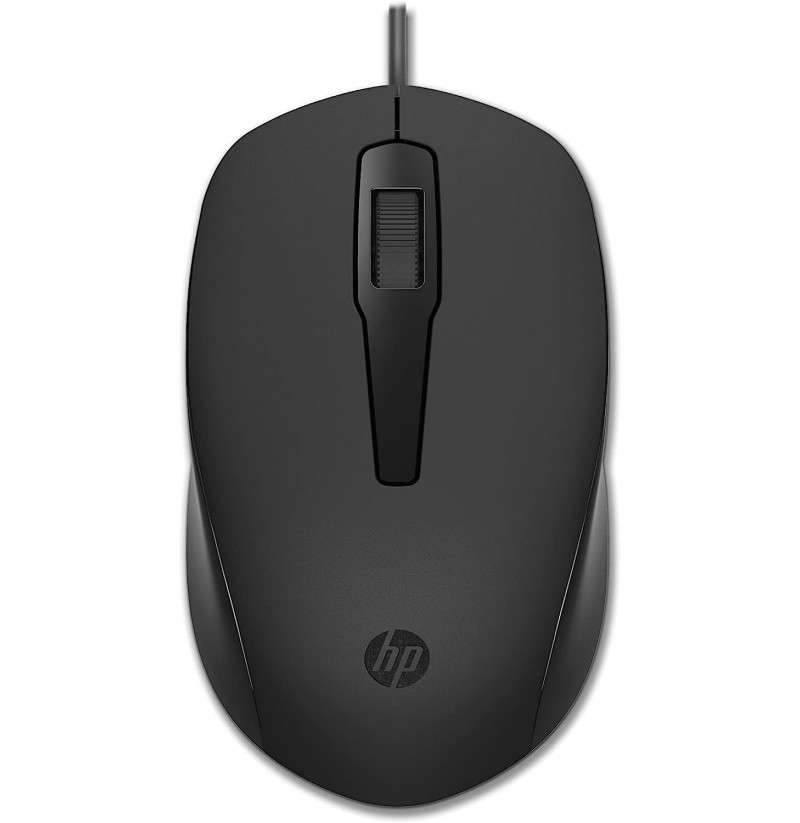 MOUSE HP WIRED 150 NEW BLACK 