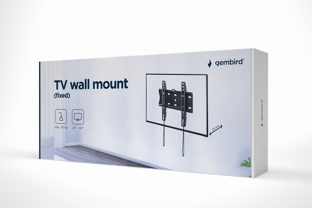GEMBIRD TV wall mount (fixed), 23”-42” | WM-42F-01