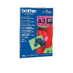 [A00401] LETER BROTHER A3 PHOTO-PAPER GLOSSY BP71GA3 20CP [65840]