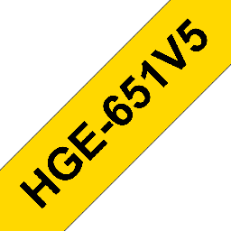 [A00588] LABEL CONSUMABLES OEM BROTHER HG TAPE HGE651V5