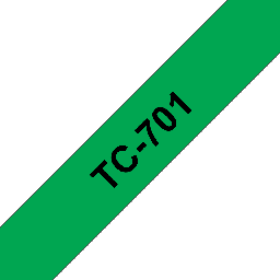 [A00640] LABEL CONSUMABLES OEM BROTHER TC TAPES LAMINATED TC701