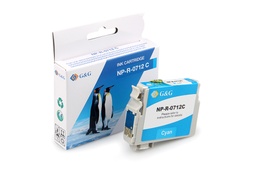 [A01532] Ctrg. Epson T0712/T0892 11.4ml C G&amp;G [NP-R-0712C]
