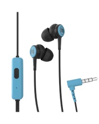 [A04496] KUFJE MAXELL EARPHONES ME MIKROFON IN-TIPS IN EAR STEREO EP  BLUE